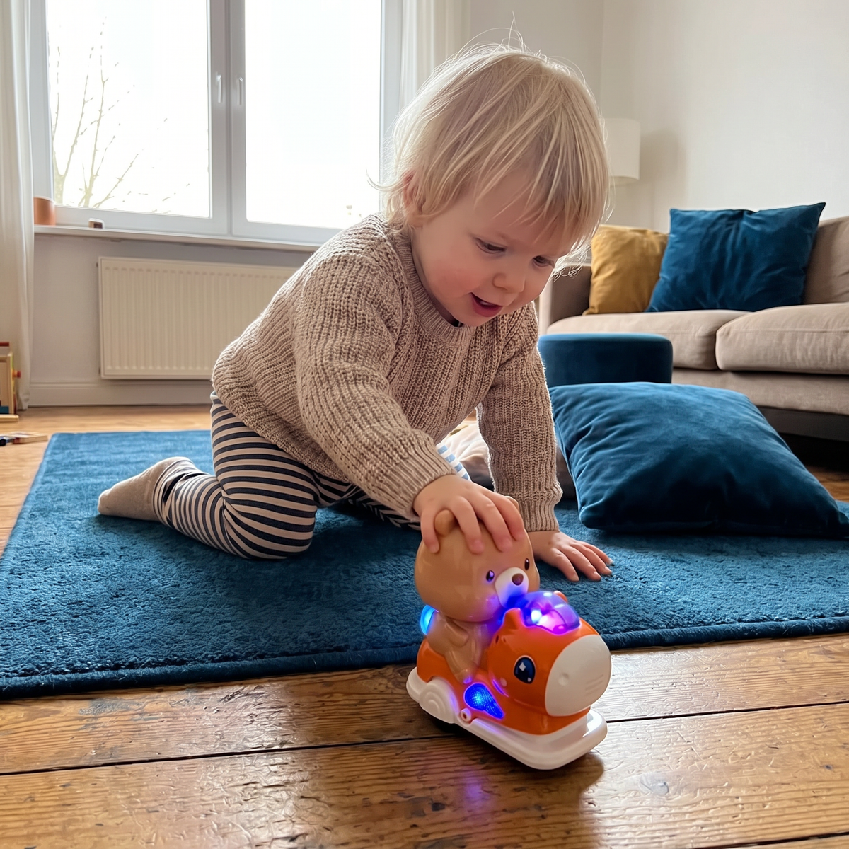 Interactief Schommelend Dierenspeelgoed met Muziek en Licht