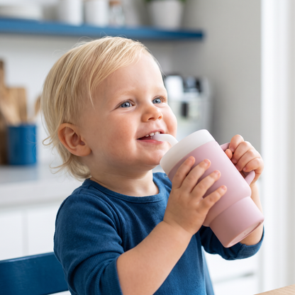 Lekvrije Siliconen Drinkbeker met Rietje voor Peuters