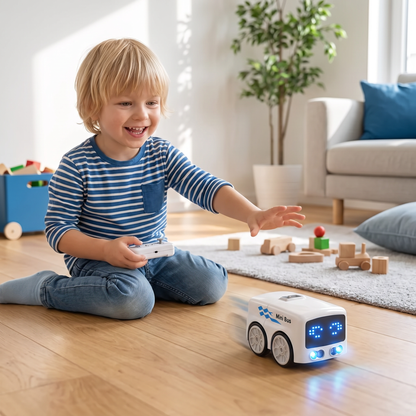 Slimme RC Mini Bus Speelgoed – Auto met Gebarenbesturing & LED-Licht voor Kinderen