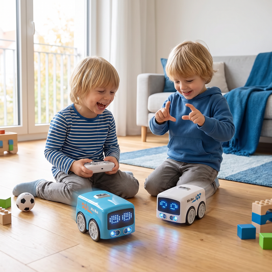 Slimme RC Mini Bus Speelgoed – Auto met Gebarenbesturing & LED-Licht voor Kinderen