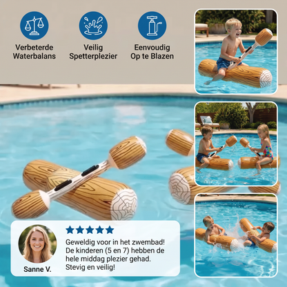 Opblaasbaar Pool Battle Spel voor Kinderen – Waterbalans & Spetterspel