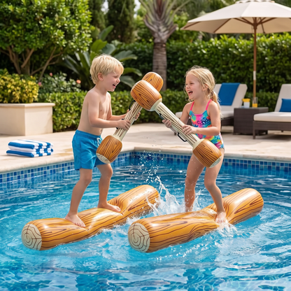 Opblaasbaar Pool Battle Spel voor Kinderen – Waterbalans & Spetterspel