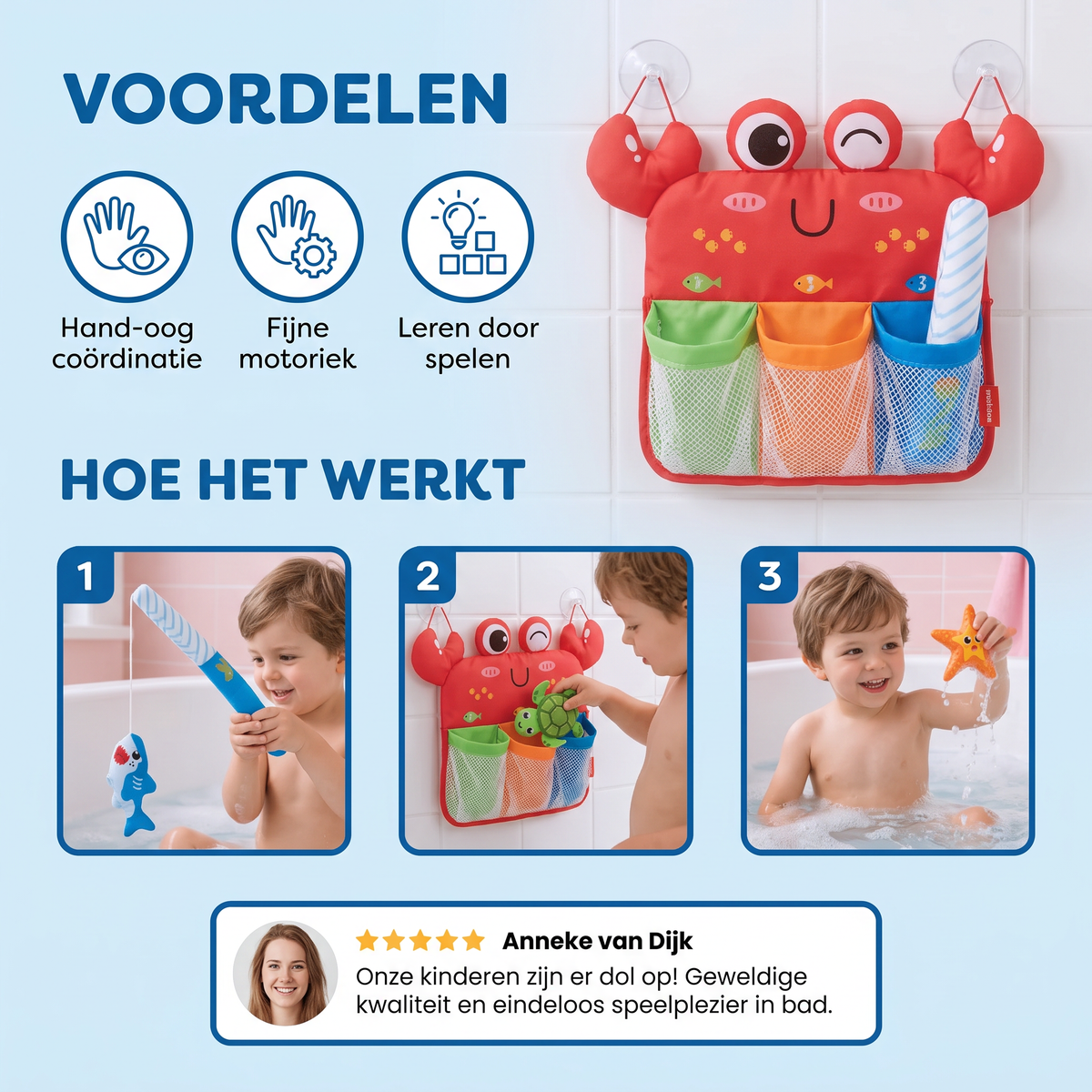 Montessori Magnetisch Hengelspel Badspeelgoedset