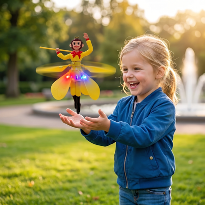 Interactief Vliegend Aap Speelgoed Met Bewegingssensor & LED-Lichtjes