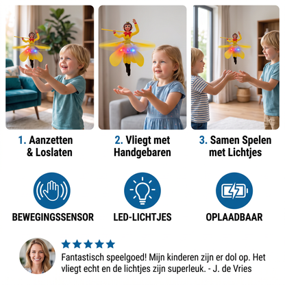 Interactief Vliegend Aap Speelgoed Met Bewegingssensor & LED-Lichtjes