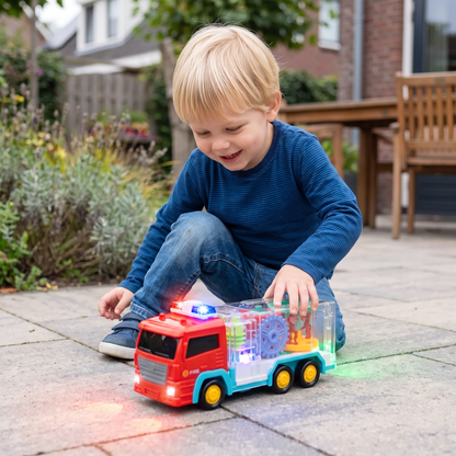 Interactief Brandweerwagen Tandwiel Speelgoed Met Licht