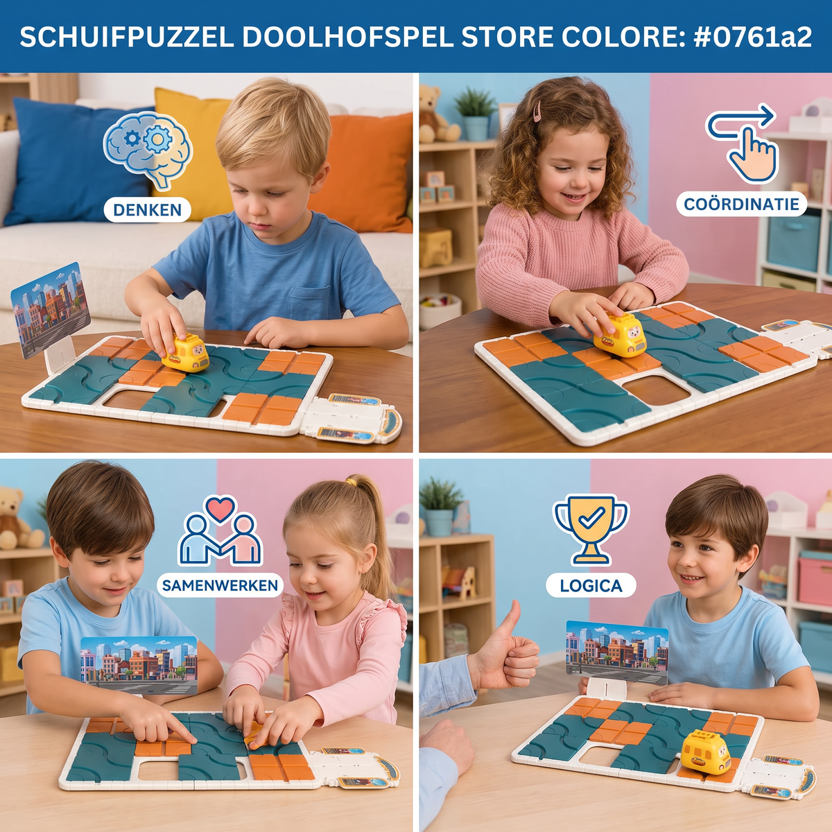 Schuifpuzzel Doolhofspel