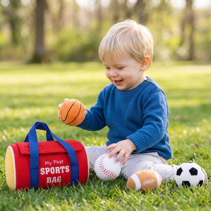 Mijn Eerste Sportknuffelset – Zacht Speelgoed Voor Baby’s