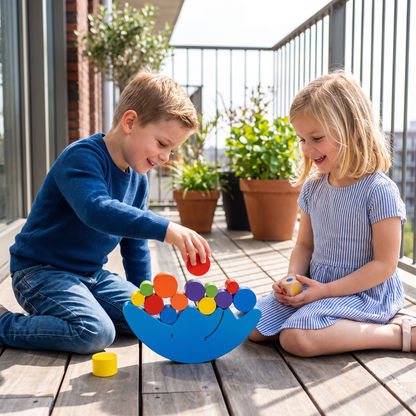 Kleurrijk Stapelspeelgoed – Leerspeelgoed Voor Kinderen Met Kleuren En Vormen