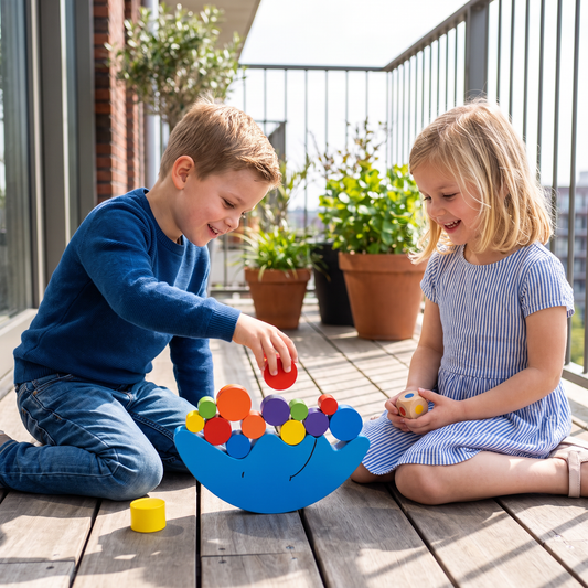 Kleurrijk Stapelspeelgoed – Leerspeelgoed Voor Kinderen Met Kleuren En Vormen