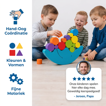 Kleurrijk Stapelspeelgoed – Leerspeelgoed Voor Kinderen Met Kleuren En Vormen