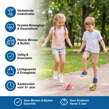 Interactief Skip-Ball-Knokkelspeelgoed Voor Kinderen