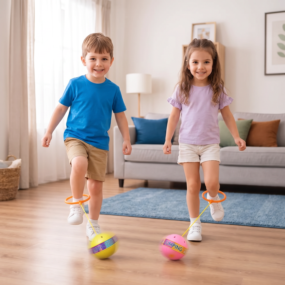 Interactief Skip-Ball-Knokkelspeelgoed Voor Kinderen