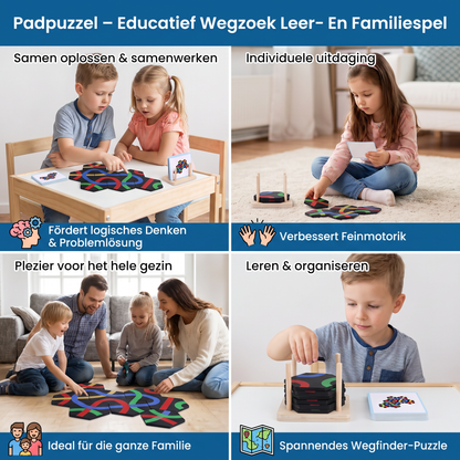 Padpuzzel – Educatief Wegzoek Leer- En Familiespel