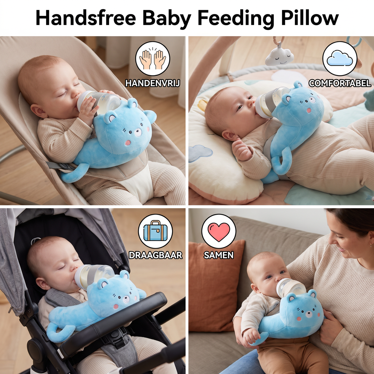 Handsfree Voedingskussen Voor Baby's