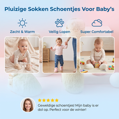 Pluizige Sokken Schoentjes Voor Baby's