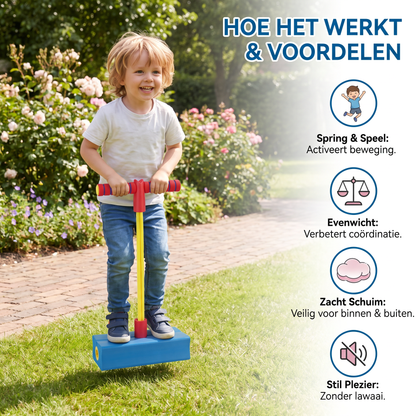 Kinder Pogo Springstok Van Schuim – Spring Speelgoed Voor Binnen En Buiten