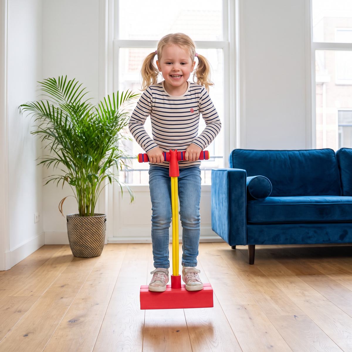 Kinder Pogo Springstok Van Schuim – Spring Speelgoed Voor Binnen En Buiten