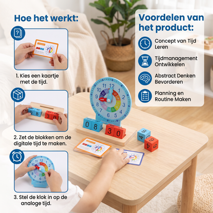 Educatief Montessori Klokkijken Leerspeelgoed