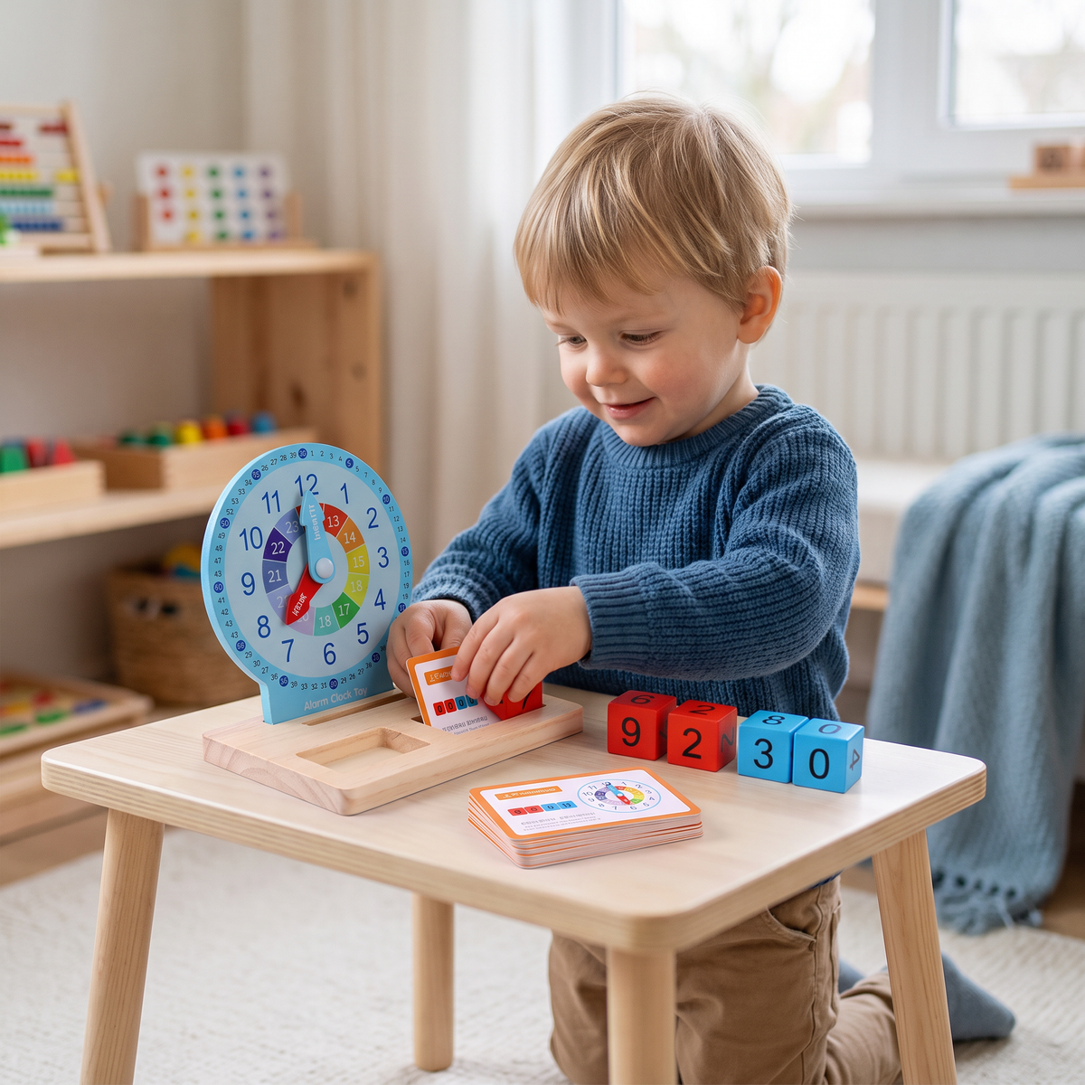 Educatief Montessori Klokkijken Leerspeelgoed
