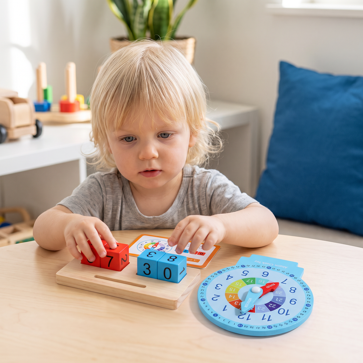 Educatief Montessori Klokkijken Leerspeelgoed