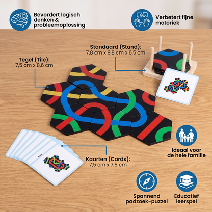 Padpuzzel – Educatief Wegzoek Leer- En Familiespel