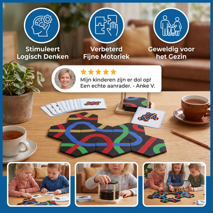 Padpuzzel – Educatief Wegzoek Leer- En Familiespel