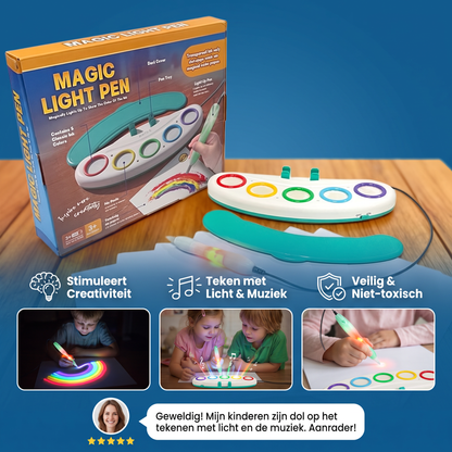 Lichtgevende Magische Tekenpen voor Kinderen – Creatief Tekenen met Licht & Muziek