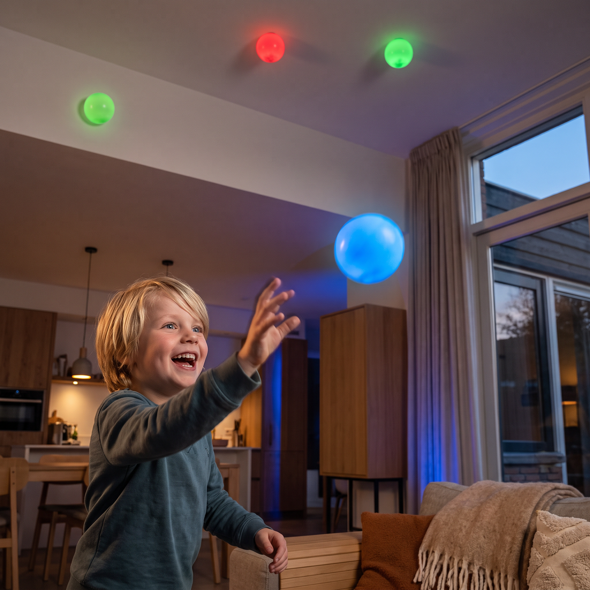 Lichtgevende Sticky Ballen – Werp- & Plakspel voor Muur & Plafond