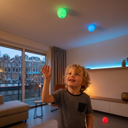 Lichtgevende Sticky Ballen – Werp- & Plakspel voor Muur & Plafond