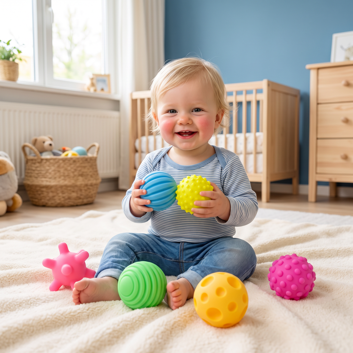 Baby Sensorische Ballenset – Voelen & Tastzin Stimuleren