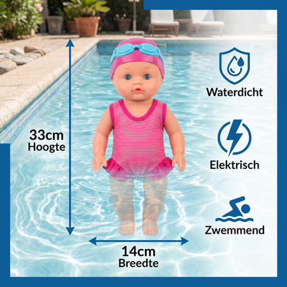 Drijvende Babypop – Waterdicht Elektrisch Zwembadsspeelgoed voor Kinderen