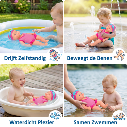 Drijvende Babypop – Waterdicht Elektrisch Zwembadsspeelgoed voor Kinderen