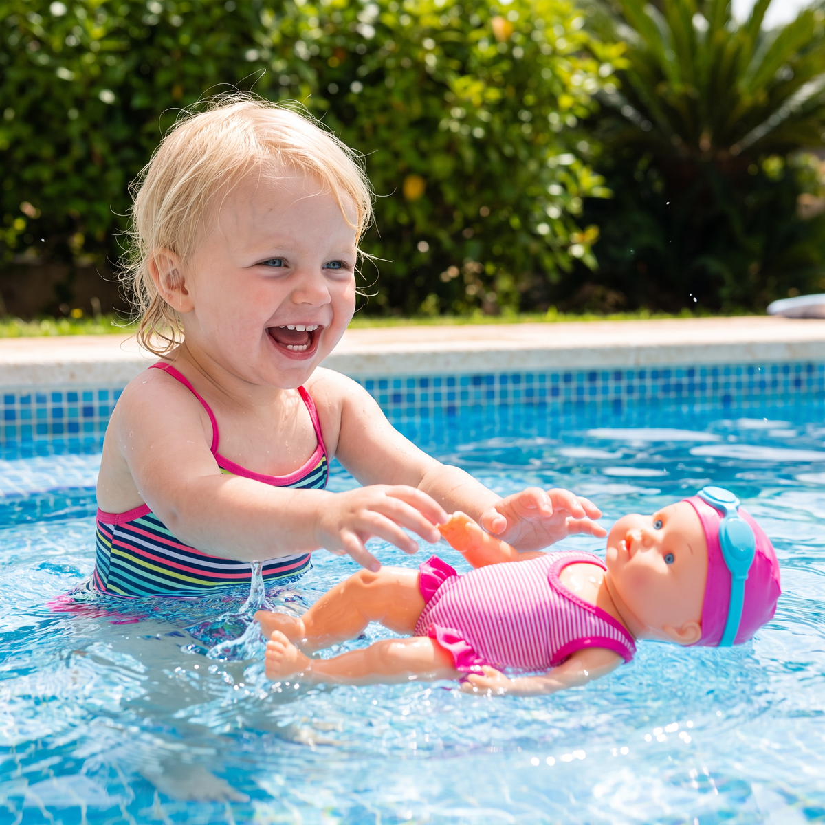 Drijvende Babypop – Waterdicht Elektrisch Zwembadsspeelgoed voor Kinderen