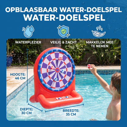 Opblaasbaar Water-Doelspel met Darts – Outdoor Werpspel voor de Tuin