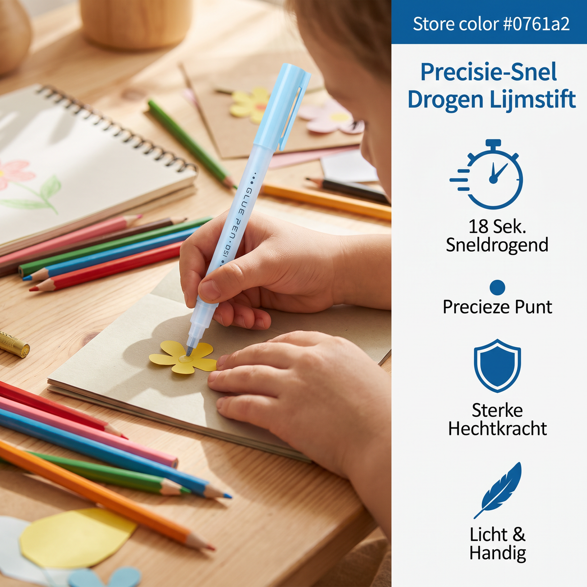 Precisie-Snel Drogen Lijmstift