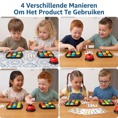 Leerspel „Familiebellenspel” voor het Koppelen van Kleurpatronen