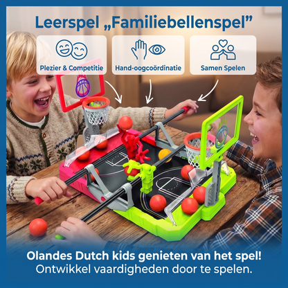 Mini-Basketbal-Battlespel – Tafelbasketbaluitdaging voor 2 Spelers