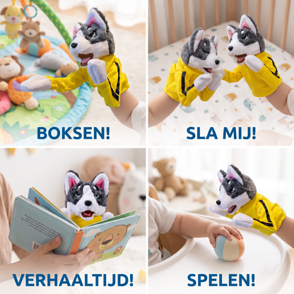 Boksende Husky – Grappig Speelgoed voor Kinderen