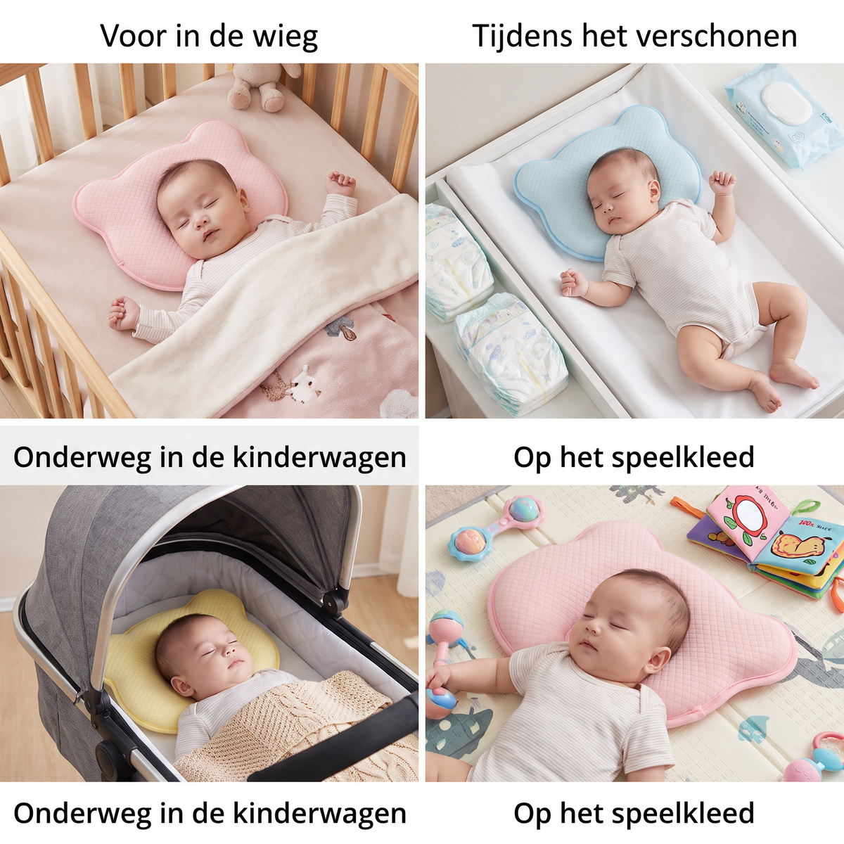 Baby-ondersteuningskussen van Memory Foam voor Optimaal Comfort