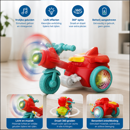 Lichtgevende Muzikale Kinder Stuntstep