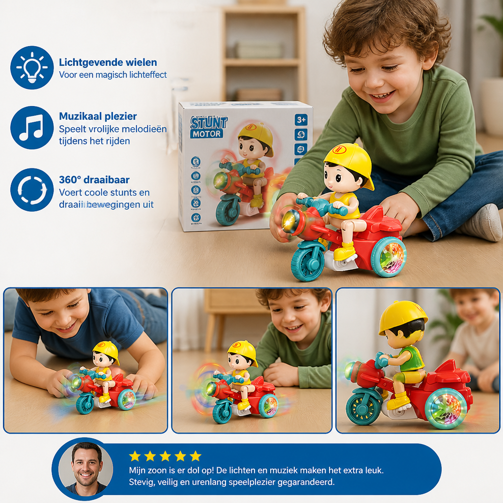 Lichtgevende Muzikale Kinder Stuntstep