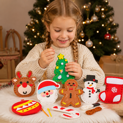 Veilige Vilten Kerstset Om Zelf Te Naaien
