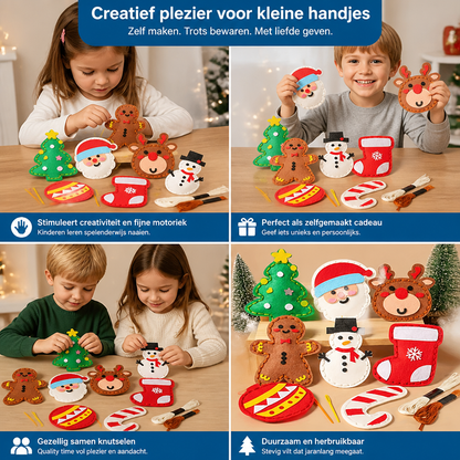 Veilige Vilten Kerstset Om Zelf Te Naaien