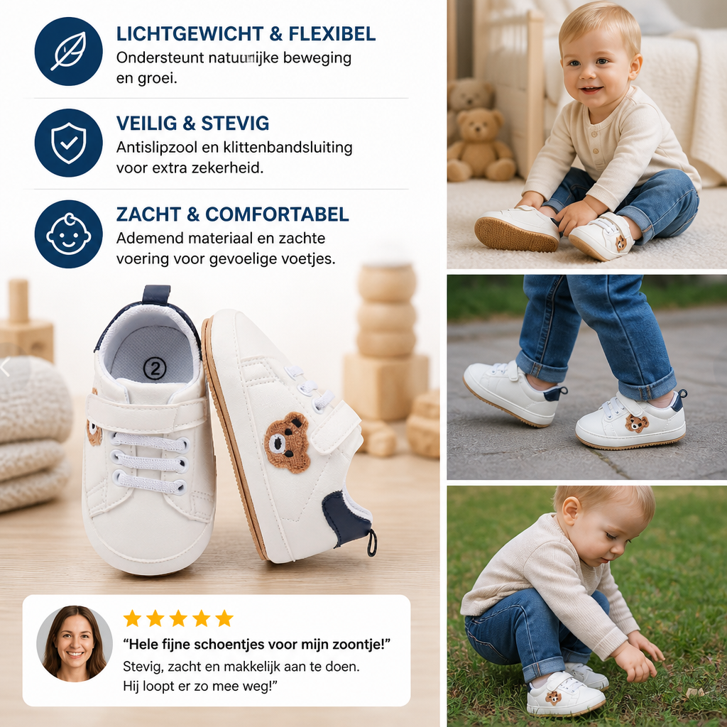 Peuterschoenen Met Een Schattig Berenontwerp