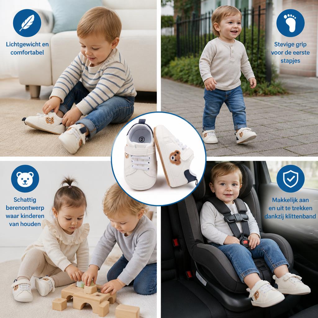 Peuterschoenen Met Een Schattig Berenontwerp