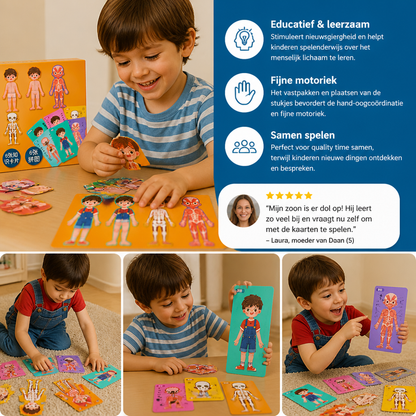 Houten Lichaamspuzzel Voor Kinderen – Spelenderwijs Anatomie Leren
