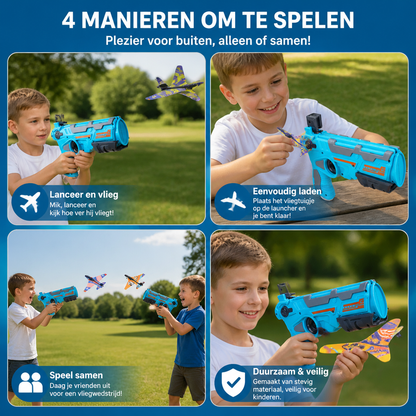 Kinder Vliegtuig Katapult Launcher – Outdoor Vliegspeelgoed