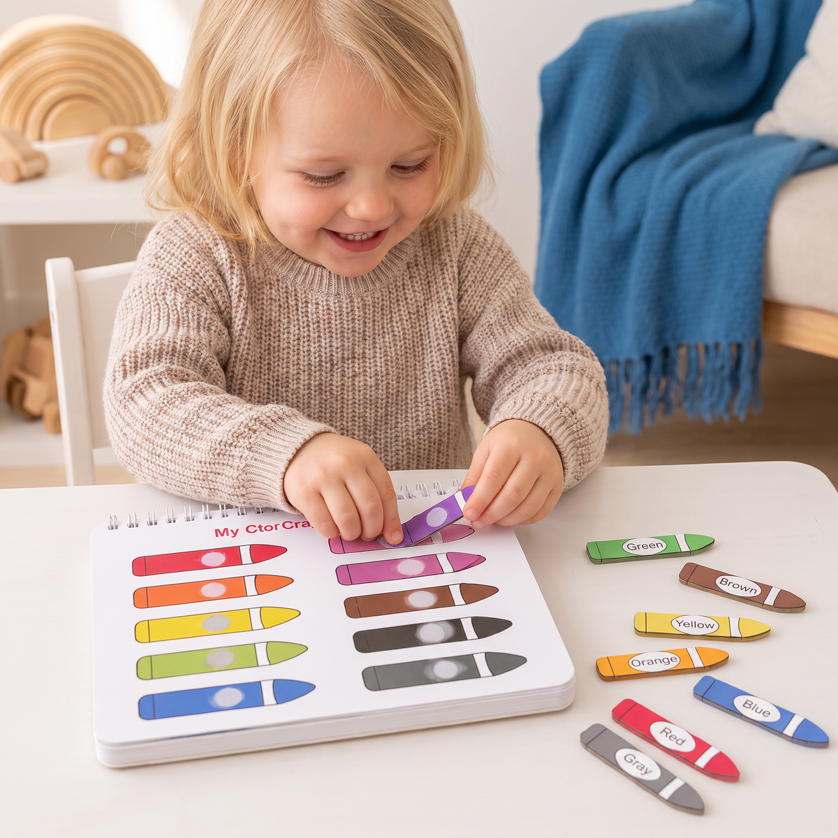 Montessori-Activiteitenboek – Herbruikbaar Leerboek Voor Kleuters