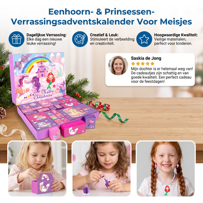 Eenhoorn- & Prinsessen- Verrassingsadventskalender Voor Meisjes